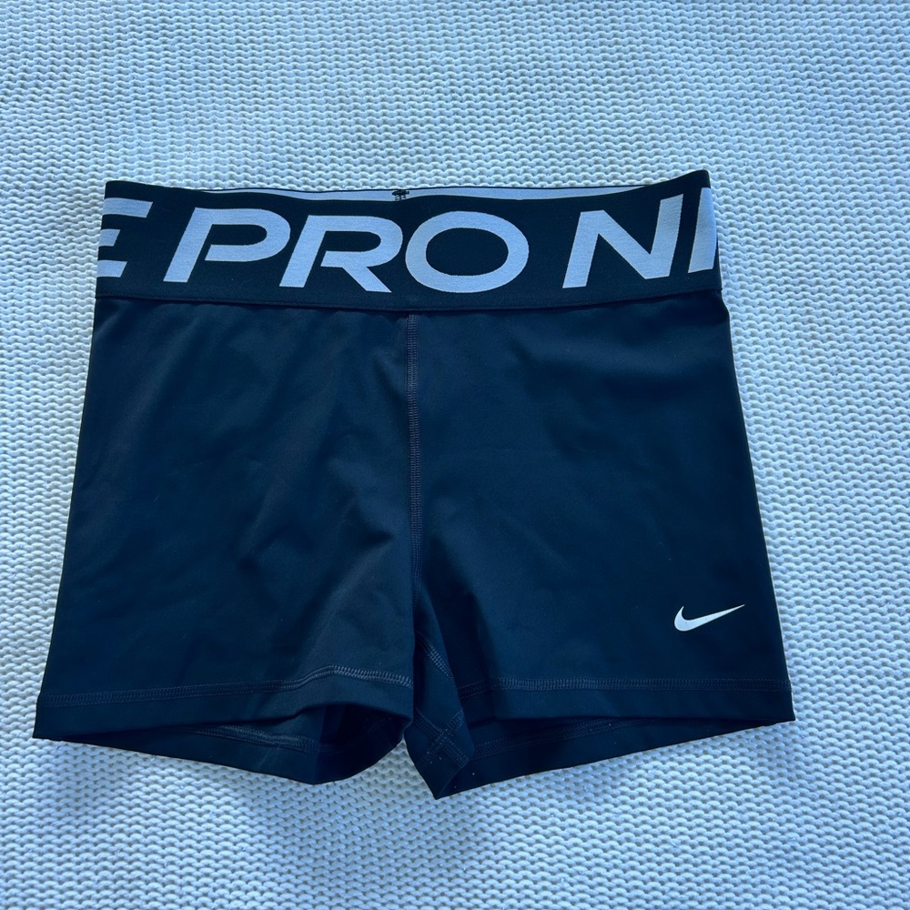 Nike Pro Black and White Dri-FIT Spandex